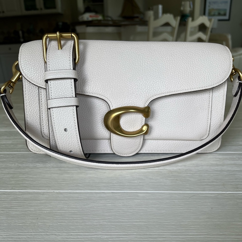 Coach Tabby 26 Chalk/Brass Shoulder Bag